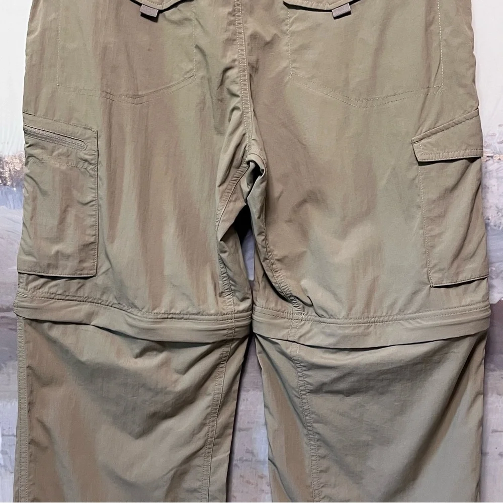 COLUMBIA‎ Pants Men's 38x27 Beige OMNI SHADE Sun Protection CONVERTIBLE Zip Off